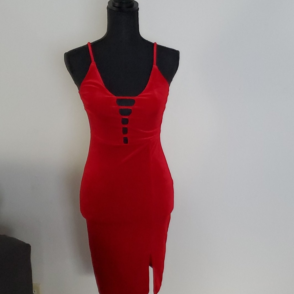 Red dress